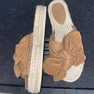 H&M Suede Espadrille Mules
